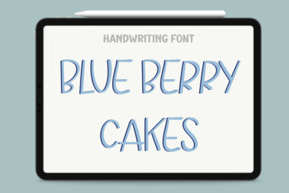 Blue Berry Cakes: A Font That Elevates Your Brand