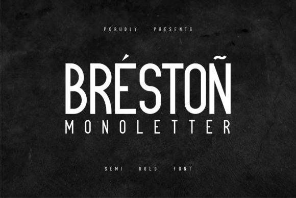 Breston Monoletter: The Font That Elevates Every Campaign