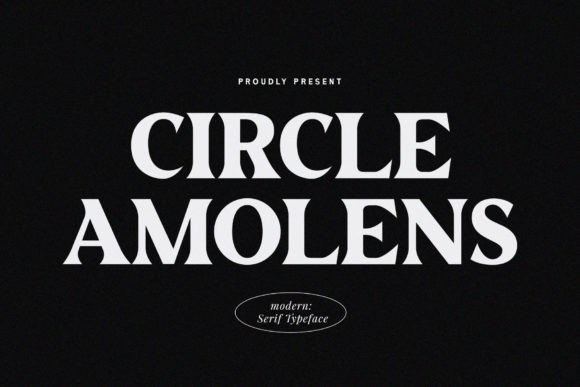 Circle Amolens: A Serif Font for Modern Web Design