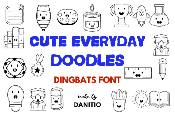 Cute Everyday Font for Engaging Visuals