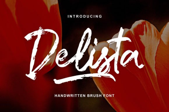 Delista: A Handwritten Brush Font for Creative Crafters