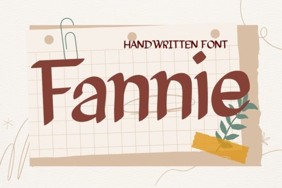 Fannie: A Handwritten Font That Adds Personality to Your Web Design