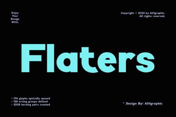 Flaters: The Font That Made My Bakery Look Better