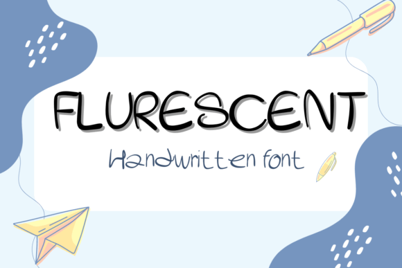 Fluorescent: A Handwritten Font for Creative Branding