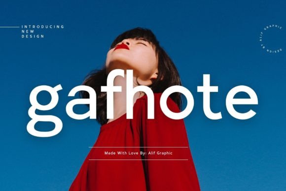 Gafhote Font Review: Modern Elegance for Branding Projects