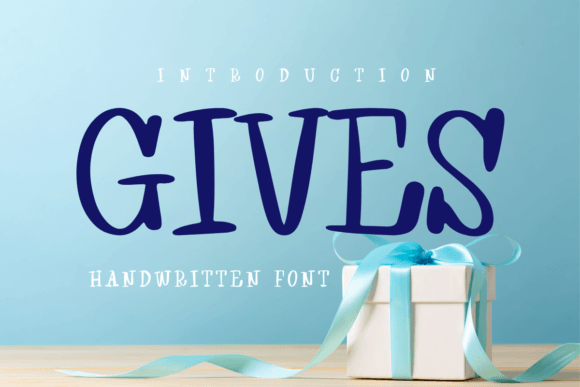 Gives: A Handwritten Serif Font for Thoughtful Design