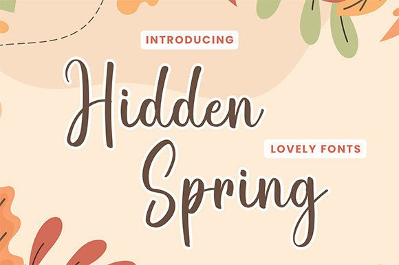 Hidden Spring: A Font That Elevates Branding