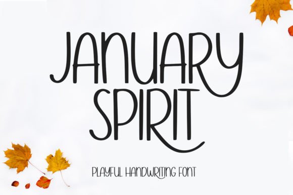 January Spirit: A Playful Font for Digital Design