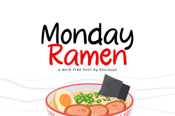 Monday Ramen: A Font That Adds Personality to Branding