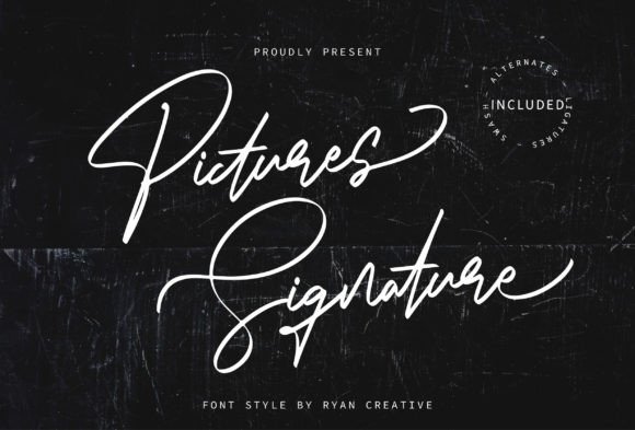 Pictures Signature: A Font That Speaks with Style