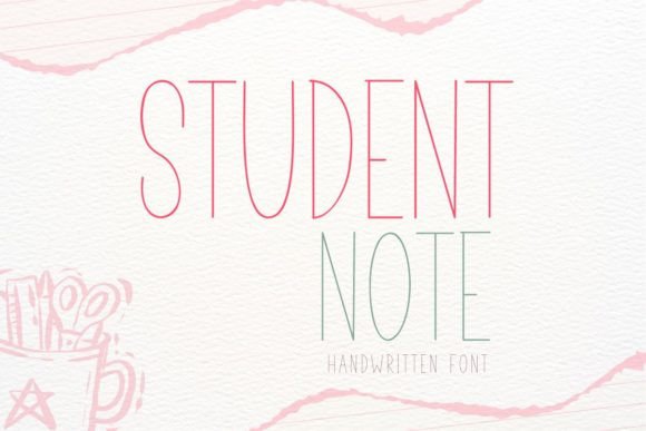 Student Note: A Handwritten Font for Creative Crafters