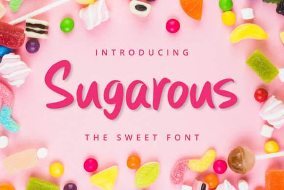 Sugarous: A Handwritten Font for Editorial Design