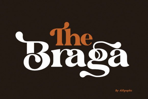 The Braga Font: A Modern Serif for Handmade Creations
